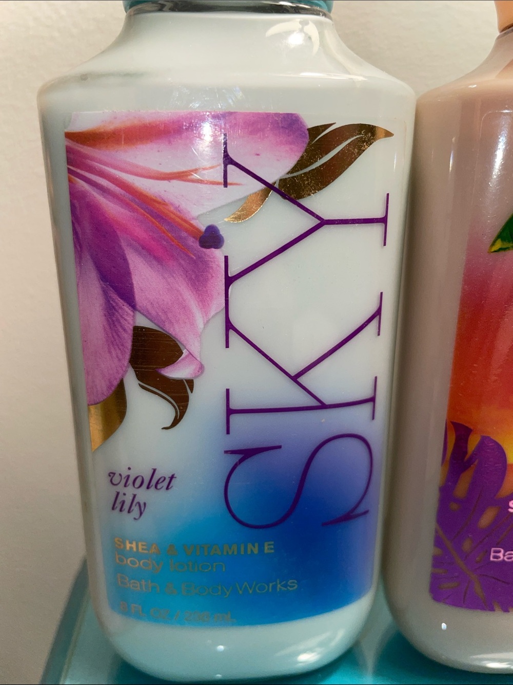 Two Bath & Body Works Shea & Vitamin E Body Lotions - Sky & Oahu - Picture 2 of 6
